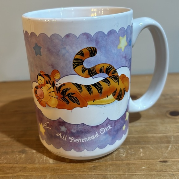Disney Winnie The Pooh Piglet Tigger Mug Cup Sleep Nap Bothers Coffee Tea - Picture 2 of 5